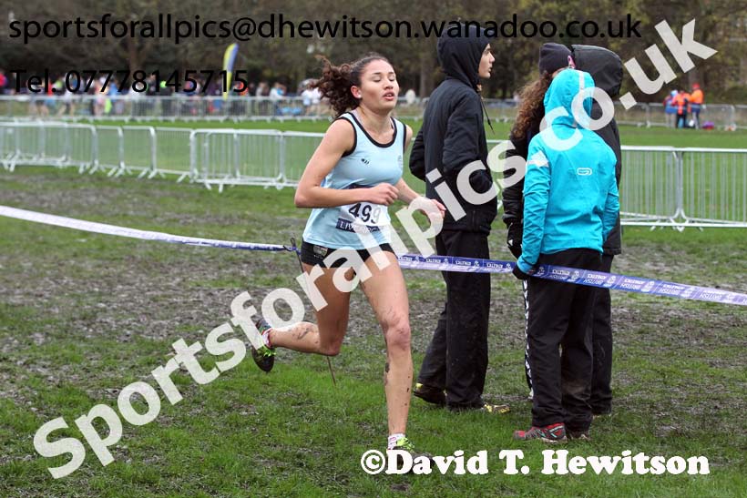 Women under-17s, British Athletics Liverpool Cross Challenge, Sefton Park, Liverpool. Photo: David T. Hewitson/Sports for All Pics